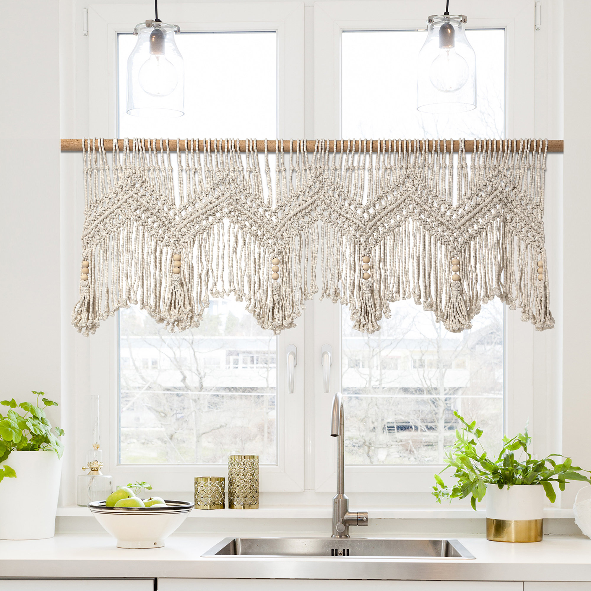 Dakota Fields Eastfield 52'' W in Ivory & Reviews | Wayfair